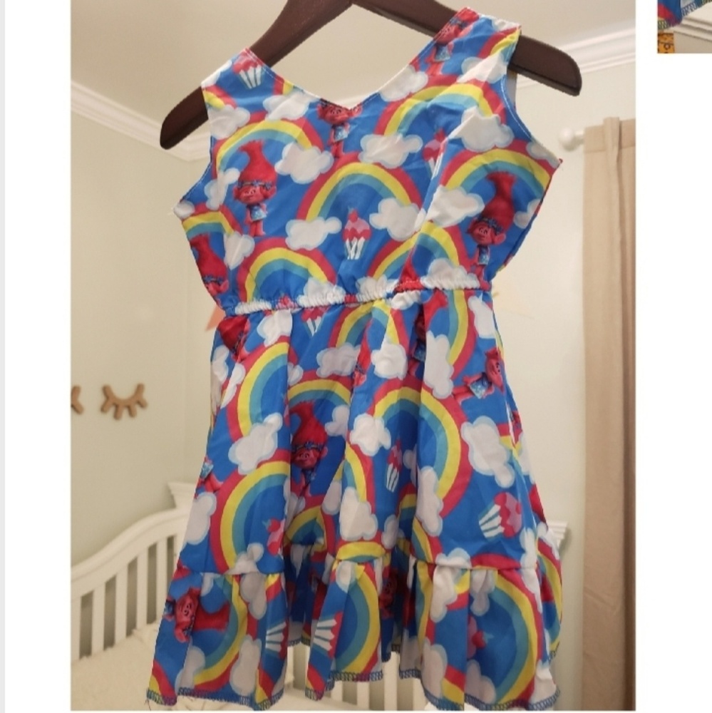 Trolls party dress 1/2-2 years